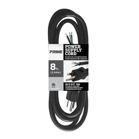 Prime Wire & Cable PWR CD GR 16/3 SJT 8'L PS010608